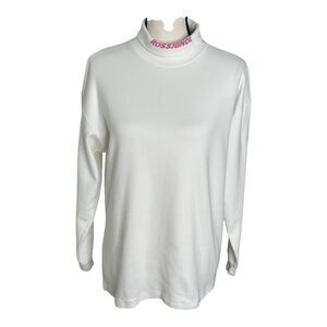 Rossignol Performance Women's‎ Ivory Solid Pullover Ski Outdoor Sweater L